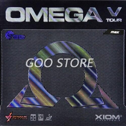 XIOM OMEGA V Tour Table Tennis Rubber quick attack loop pimples in with sponge ping pong tenis de mesa