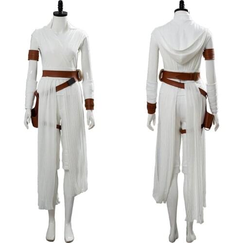 Star Cosplay Wa 9 The Rise of Skywalker Rey Cosplay Costume Halloween Carnival Costumes Custom Made For Women Rey Costume