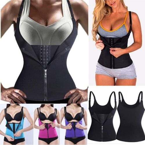 2019 Sexy Women Neoprene Body Shapers Slimming Waist Slim Belt Vest Underbust Shaperwear Tops Plus Size S-2XL