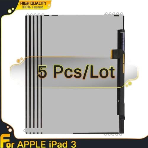 5 Pcs For iPad 3 ipad3 A1430 A1416 LCD Display Screen NO Touch Digitizer Assembly Replacement For iPad 4 ipad4 A1460 A1459