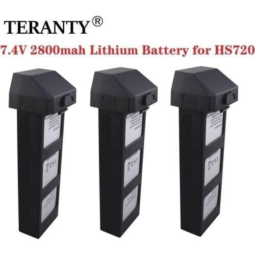 1/2/3/5PCS 7.4V 2800mah Lithium Battery for HS720 Folding Brushless Quadcopter Accessories Remote Control UAV Lithium Battery