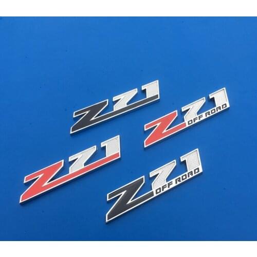 1 Pcs 3D Metal Z71 OFF ROAD Car Stickers Emblem Chrome Badge Decals for Chevrolet Silverado Chevy Colorado GMC Auto styling