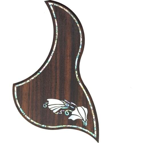 1PC Professional Folk Acoustic Guitar Pickguard Top Quality Self-adhesive Pick Guard Sticker for Guitar Accessories Rosewood