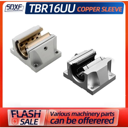 1PCS TBR linear sliding unit Standard / extended box flange opening slider TBR16