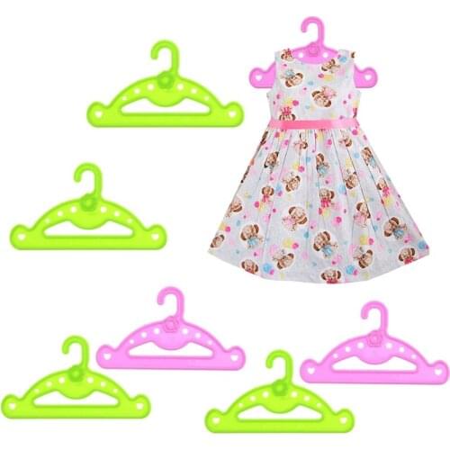 1Pcs Clothes Hangers For 18 Inch Girl Doll Accessories Baby Doll Birthday Gift Baby Doll Clothes