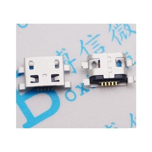 100pcs Micro USB 5pin B Type 0.8mm Female Connector For Mobile Phone Micro USB Jack Connector 5 pin Charging Socket Sell
