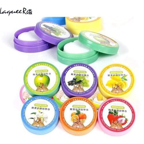 3pcs Nail Art Cleaner Acetone Sponge Nails Cleaning Removal Wet Tissue UV Gel Nail Polish Remover Wraps Pad Nail Art Tools