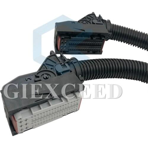 76 Pin Automotive ECU Connector Computer Board Circuit Board Plug And Socket With Wiring Harness For J6 Auman Delong Weichai