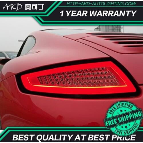 Car Styling Tail Lamp for Porsche 997 Tail Lights 2005-2008 991 LED Tail Light DRL Dynamic Signal Brake Reverse auto Accessories