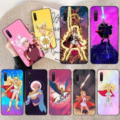CUTEWANAN She Ra And The Princesses Of Power Phone Case Cover for Xiaomi Mi10 10Pro 10 lite Mi9 9SE 8SE Pocophone F1 Mi8 Lite