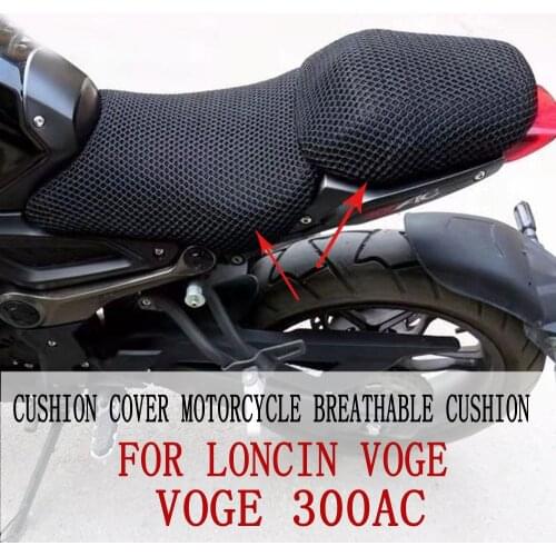 Seat Cover For LONCIN VOGE 300AC Cushion Cover Motorcycle Breathable Cushion VOGE 300AC 300 AC