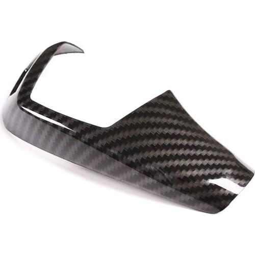 For bmw F20 F30 F31 F34 X5 F15 X6 F16 X3 F25 X4 F26 F10 ABS carbon fiber style shift knob trim (right hand drive)