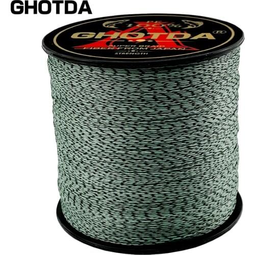 GHOTDA 300M 8 Strands Braided Fishing Lines Fishing Invisible Spot Multifilament PE Line for Carp Fishing
