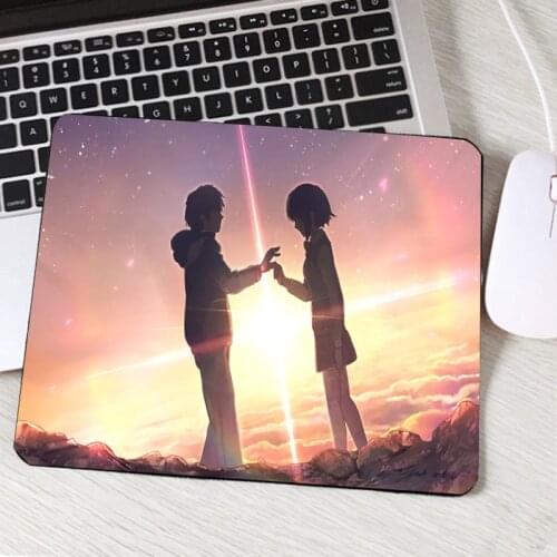 Mairuige Love Anime Movie Your Name Creative Pc Notebook Mousepads Ki Mi No Na Wa Pattern Art Printing Mousepad for Decoration