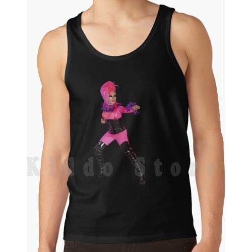 Nina Flowers tank tops vest 100% Cotton Rupaul Drag Race Rpdr Season 1 2 3 4 5 6 7 8 9 10 11 12 Queen Queens Queer Adore