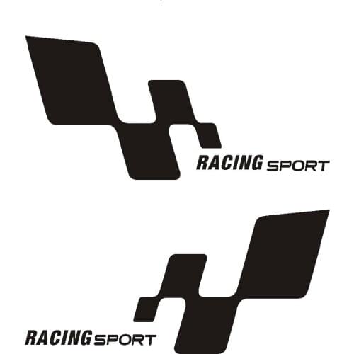 Dawasaru Racing Sport Car Sticker Waterproof Creative Decal Laptop Truck Motorcycle Auto Accessories Decoration PVC,14cm*12cm