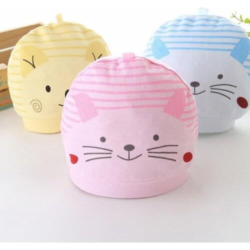 2019 New Baby Toddler Girls Boy Cute Sun Hat Warm Winter Ear Protection Hat Caps Newborn Baby Beanie Hat Cute Cotton hat