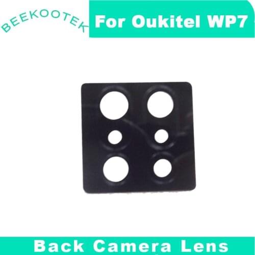 New Original For Oukitel WP7 Rear Camera Lens 6.53inch Cellphone Rear Back Camera Lens Glass Cover Spare Parts Accessories