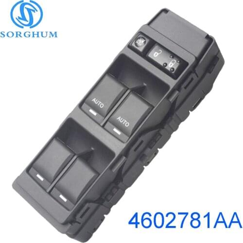 New Power Window Master Control Switch 4602781AA For Chrysler 200 Sebring Dodge Avenger Charger Dakota Jeep 4602650AA 4602736AA