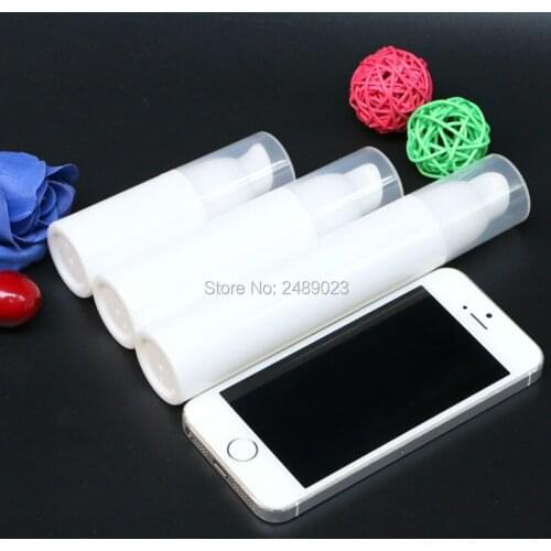 Empty Cosmetic Containers With Transparent Cap Airless Pump Bottles Lotion Plastic Bottle Packaging 2pcs/lot 15ml/30ml/50ml