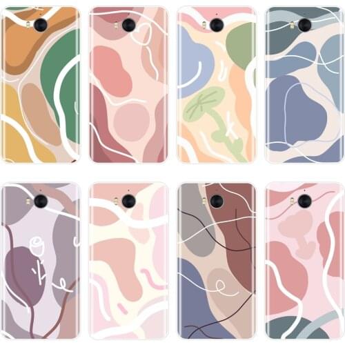 Phone Case Silicone For Huawei Y3 Y5 Y6 Y7 2017 II Pro Aesthetic Art Abstract Back Cover For Huawei Y5 Y6 Y7 Prime 2018 Y9 2019