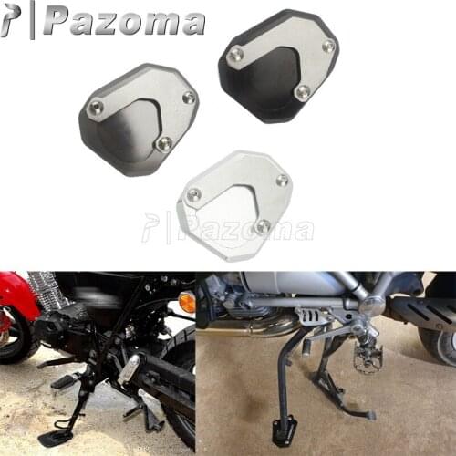 3 Color Motorbike Side Stand Enlarge Plate Kickstand Extension Pad For BMW R900RT R1200R R1200RT R1200ST R Nine T 2003-2017