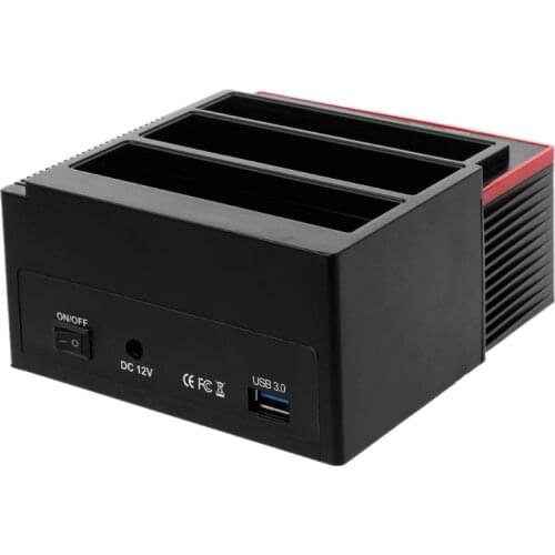 USB3.0 To SATA IDE External 2.5"/3.5" HDD Hard Drive Docking Station Card Reader 96BA