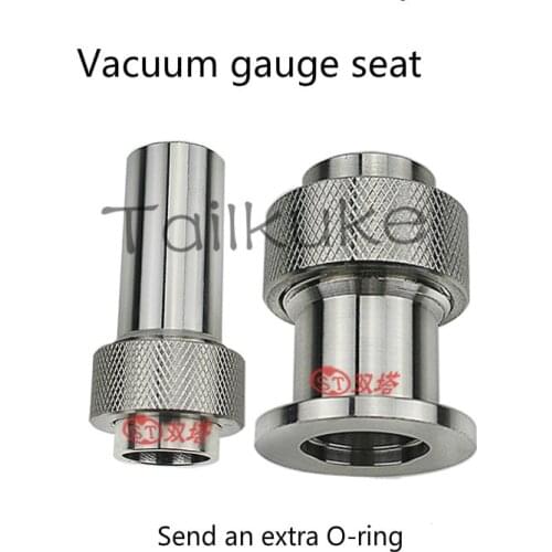 Vacuum Gauge Seat KF16 KF25 Welding Type 15.5 Gauge Joint KF40 Gauge Seat O-ring