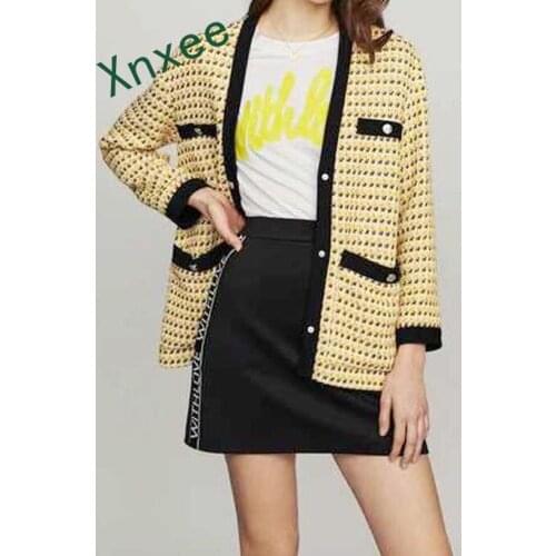 Xnxee Women's Knitted Coats