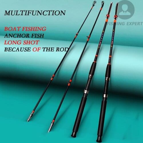 Japan Tackle Anchor Rod Solid Hard FRP Glass Reinforced Plastic Plug-in Screw Pole Boat Fishing Long Shot Rod Sea Fishing Gear