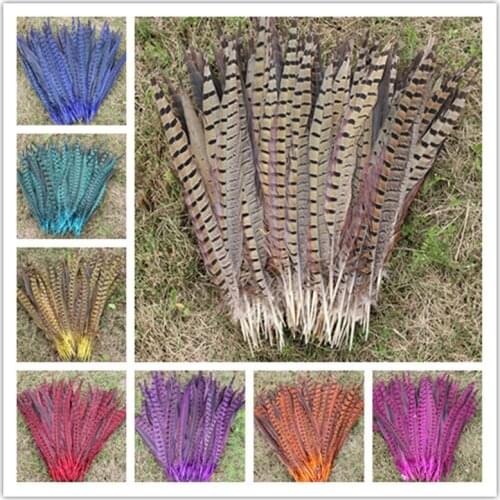 10Pcs/lot Female Pheasant Tail Feathers 25-30CM 10-12" Natural Pheasant Feathers for Crafts Wedding Feathers Decoration Plumas