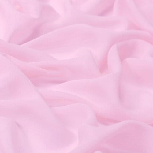 100% pure silk georgette 8mm 114cm 45"width cherry powder color mulberry silk fabric for dress, shirt NO.69