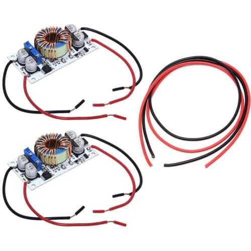 2Pack DC-DC Buck Boost Converter Module 10-40V to 10-50V 10A 250W Adjustable Step Up Voltage Regulator CC CV Power