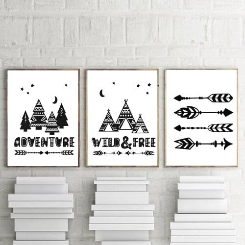 Abstract Adventure Canvas Cartoon Art Print Paintings Wall Art Poster Decoration Pictures For Living room wall art Decorative