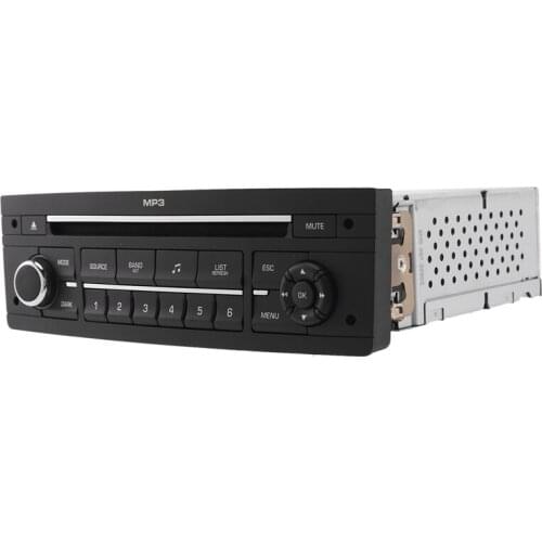 RD43 CD Player with USB AUX Function for Peugeot 206 207 307 508 Citroen C2 C4 C5 C6 Instead of RD4 Player