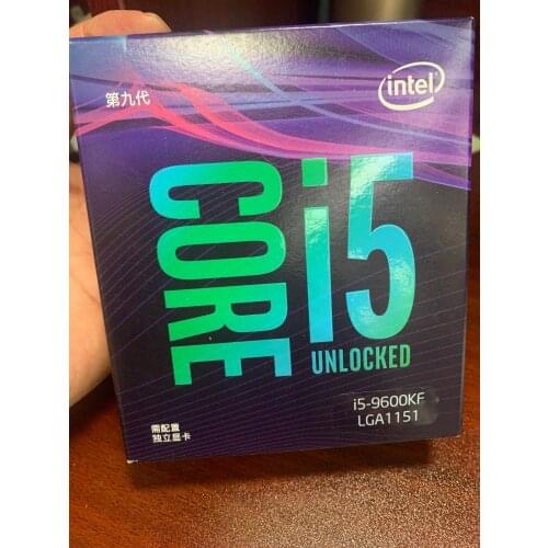 CM8068403874405S RG11 CPU - Intel Core i5-9600K Processor (9M Cache, up to 4.60 GHz) FC-LGA14A, Tray