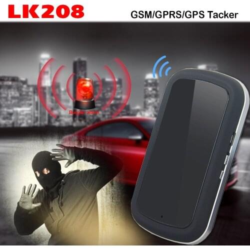 Lk208 GPS Tracker For Vehicle Optional Powerful Magnet Mini Personal Locator Realtime Tracking Device 60 Days Standby with SOS