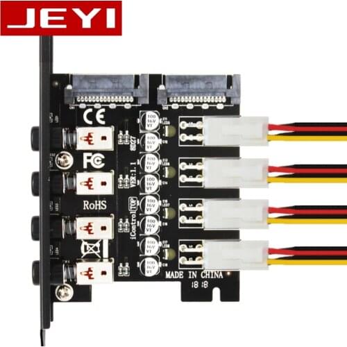 JEYI iControl-8 more 4 hard disk hard control system intelligent control hard disk management system HDD SSD power switch four
