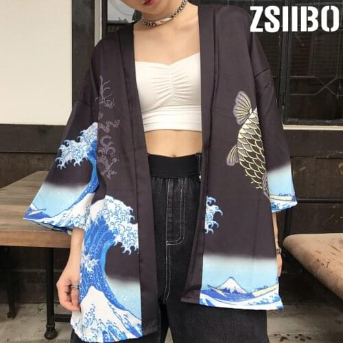 Samurai Crane Japanese Style Kimono Haori Men Women Cardigan Chinese Dragon Traditional Japanese Clothing Asian Clothes