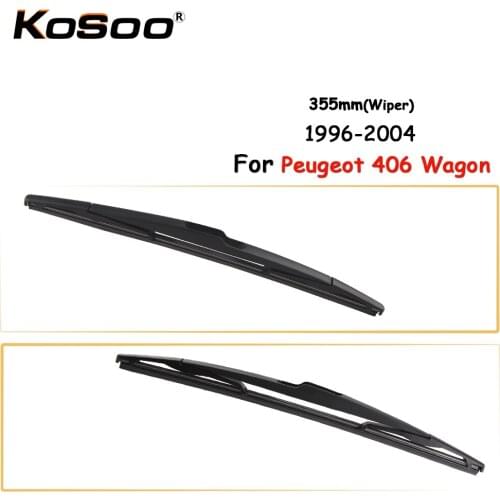 KOSOO Auto Rear Car Wiper Blade For Peugeot 406 Wagon,355mm 1996-2004 Rear Window Windshield Wiper Blades Arm,Car Accessories