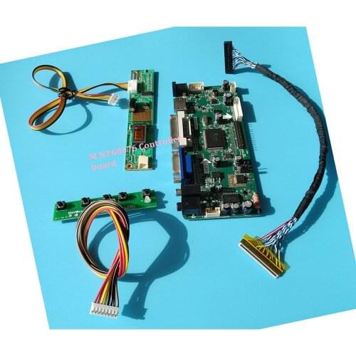 M.NT68676 HDMI+DVI+VGA For B150PG01 V0 1440X1050 1CCFL 30pin Screen monitor LCD panel Controller Board driver kit display