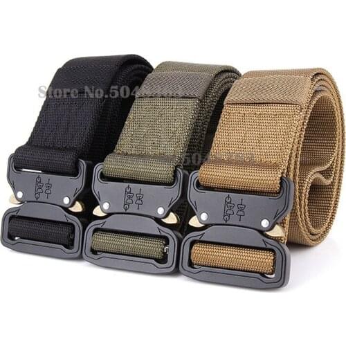 Men Army Belt Tactical Designer Canvas Belts Casual Elastic Nylon Belt Long Waist Belt Military Equipment For Jeans Pants