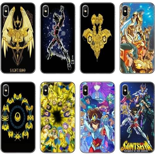 Saint seiya cartoon soft Transparent Phone Case For Huawei P30 P20 Pro P10 P9 P8 Lite Y5 Y6 Y7 Y9 P Smart Plus 2018 2019