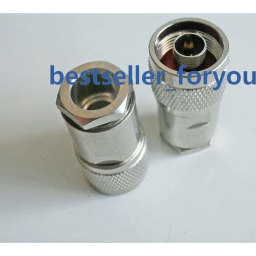 N Male Connector Plug Clamp Straight For RG8 RG165 RG213 LMR400 RF Coax Connector Adapter