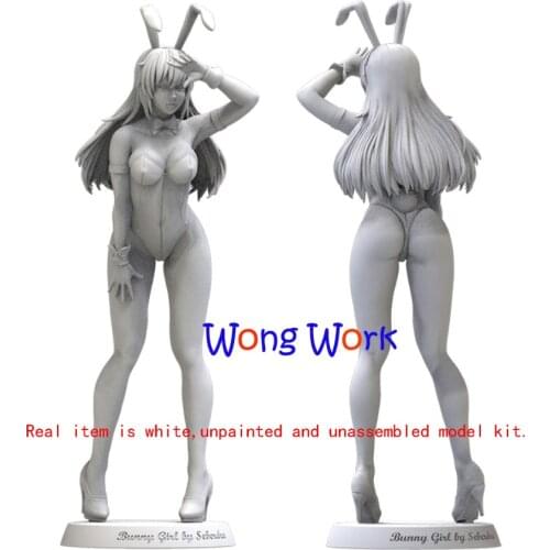 Wong Work Unpainted 18cmH 22cmH 3D Printing Unassembled Garage Kits GK Model Kit Figure Statue Hollow TZ-210726-26