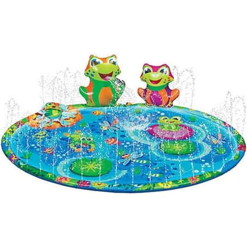 Spray Sprinkler Blanket Water Toy Frog Pond Bath Toys Amusement Inflatable Children PVC Visions Summer Creative Outdoors Lawn