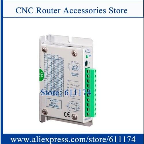 Original YAKO brand Stepper Motor driver YKA2204MA cnc stepping drive DC15-40V/DC6-30V 1.5A constant torque microstep driver
