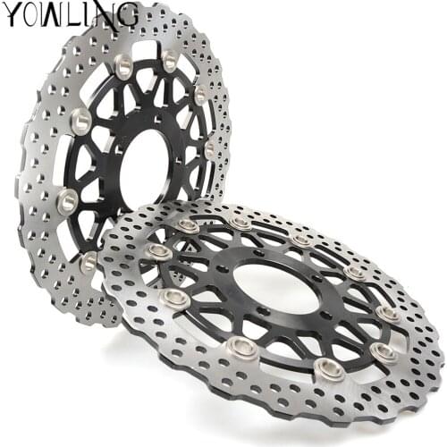 CNC Motorcycle Front Brake Disc Brake Rotors For KAWASAKI NINJA ZZR1400 ZX14R ZX-14R ZX1400 ZX 1400 1400CC 2006 2007
