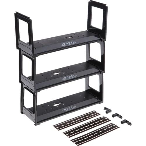 Plastic Toy Car Model Showcase Shelf for Children Unassembled DIY