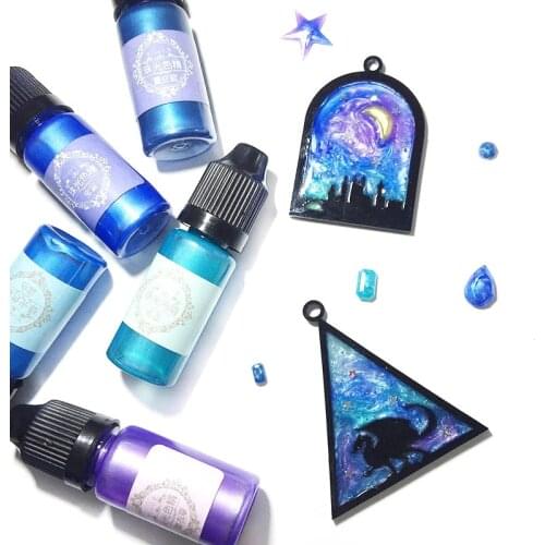 Crafts Pigment Gel Pearlescent Mica UV Resin Epoxy Powder DIY Crafts Accessory AIC88